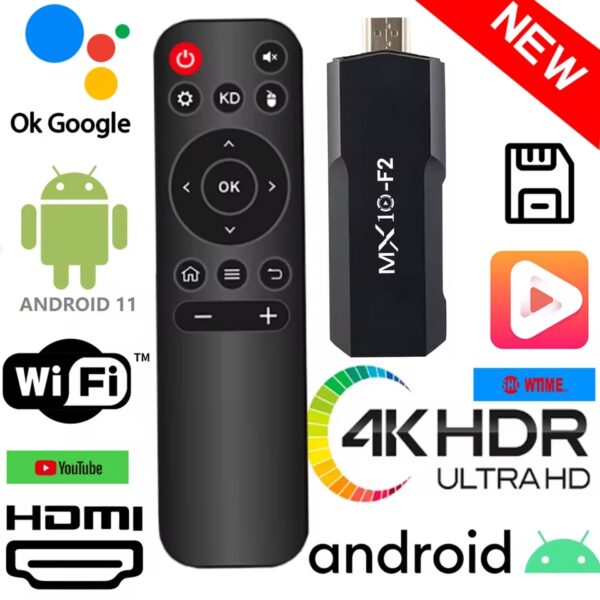 Tv Stick F2 8 GB 1 GB RAM MagisTv (Canales Peliculas Series Gratis)